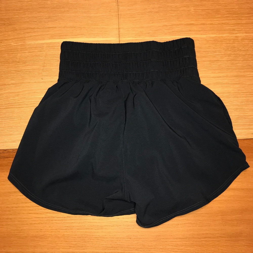 Nike Dri-FIT One High-Rise 3" Brief-Lined Shorts Navy Blue DX6642-478 Womens S - Picture 2 of 16